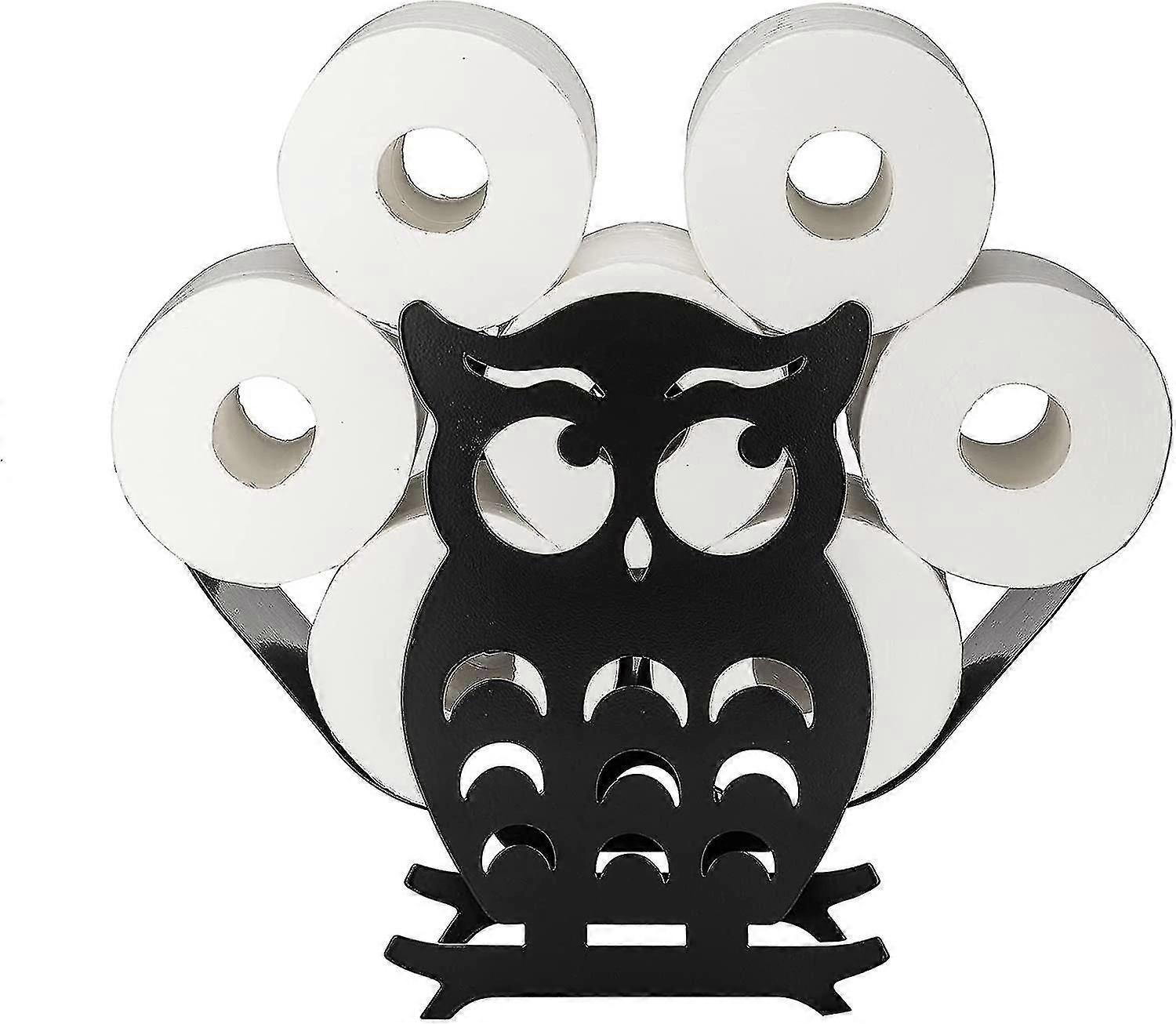 アニマルマットブラックトイレットペーパーホルダー|ステンレススチール製バスルームトイレットペーパー