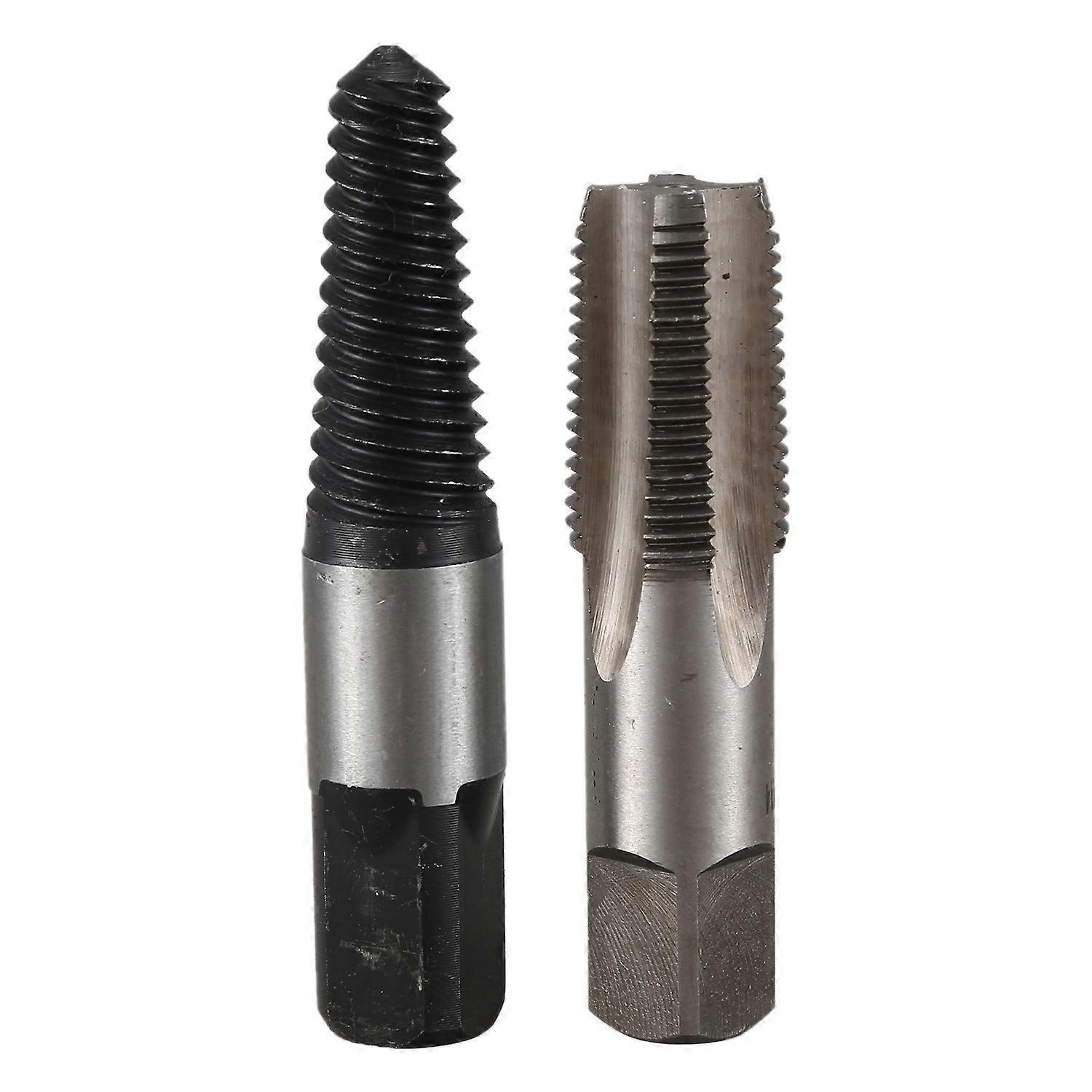2Pcs 1/2 Inch Screw Extractor Water Pipe Broken Pipe Extractor