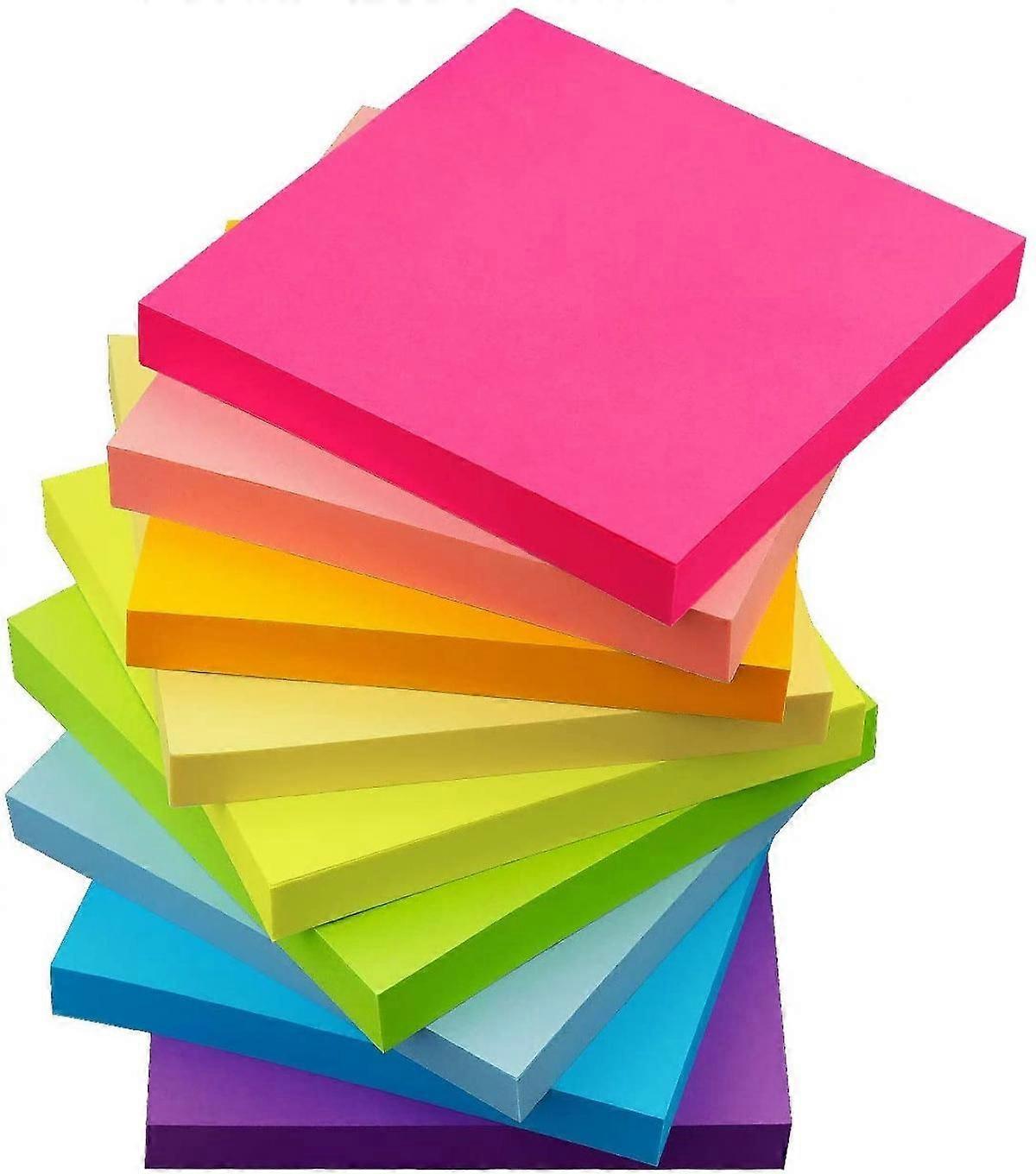9 PadsSticky Notes 3 x 3 Inches Early Buy 9 Bright Color Self-Stick Notes, 100 Sheets/Pad