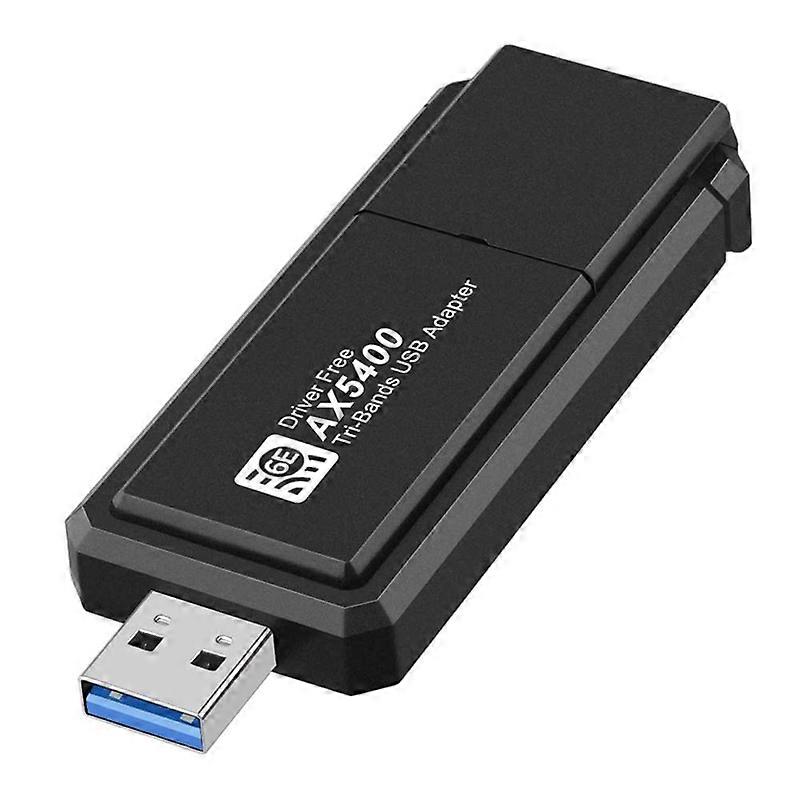5400Mbps USB 3.0 Wireless Network Card WiFi 6E Tri-Band