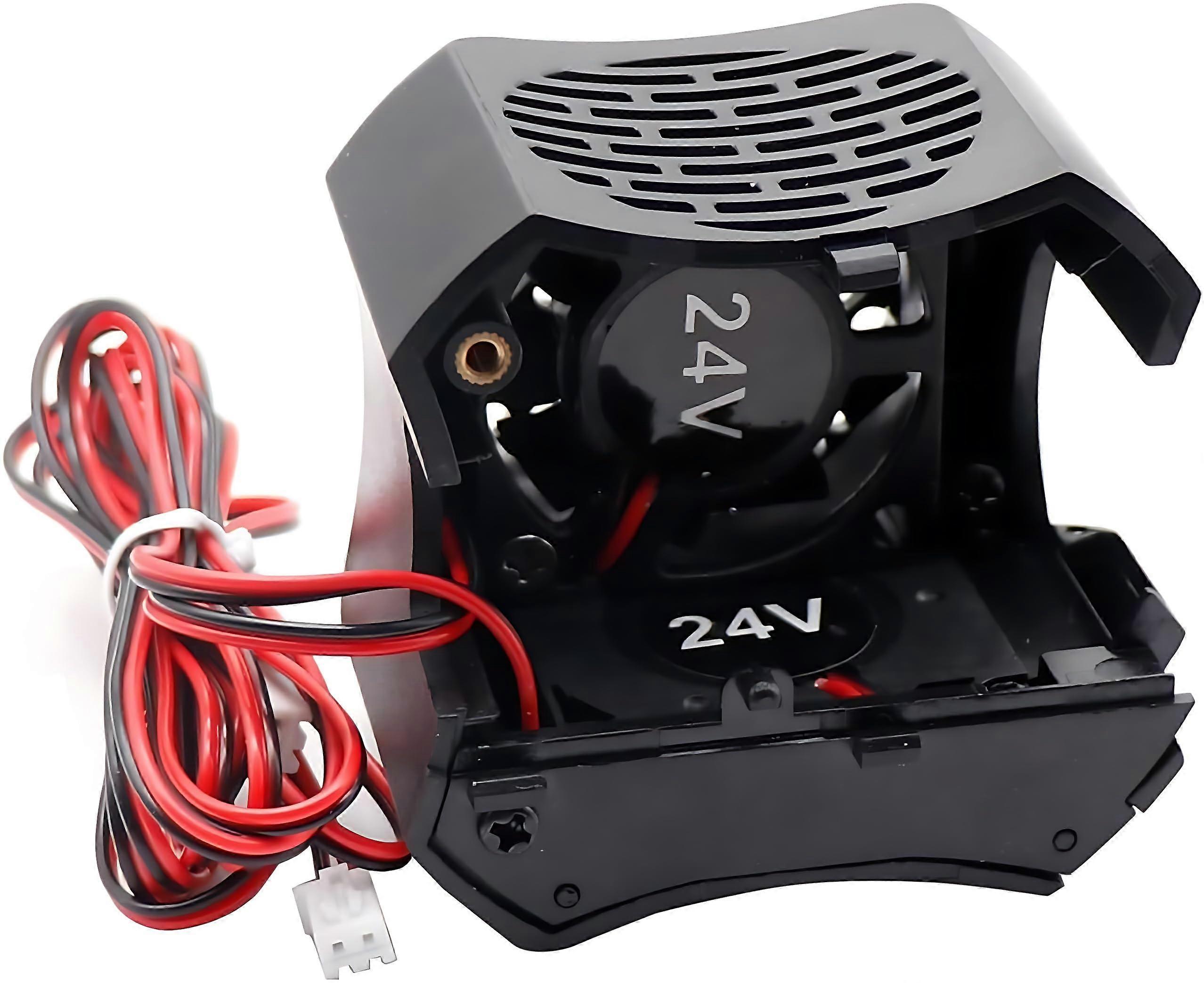 Ender 3 V2 3D Printer Fan Cover, 24V Hot End Extruder Shroud, Nozzle Cooling Kit for Ender 3 V2 Compatibility