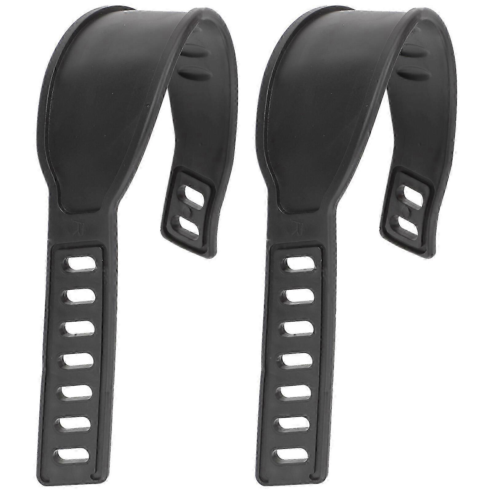 1 Pair of Exercise Bike Pedal Straps Gym Cycle Pedal Straps Adjustable Footrest Straps