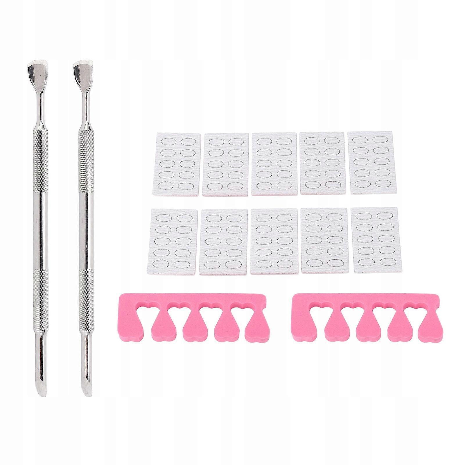 Set Of Foam Separators For Pedicure With Cuticle Repeller