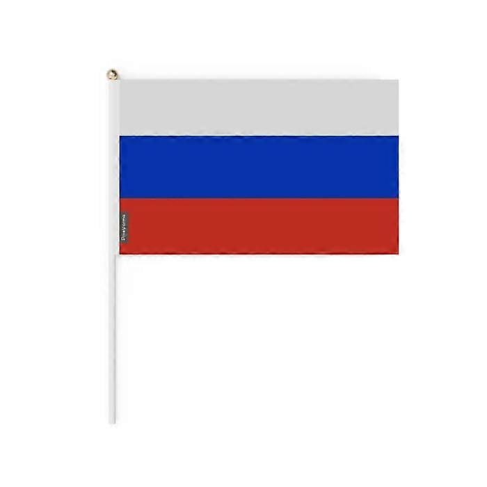 Mini Flag of Russia – 14 x 21 cm – Handheld – Polyester – 1 piece