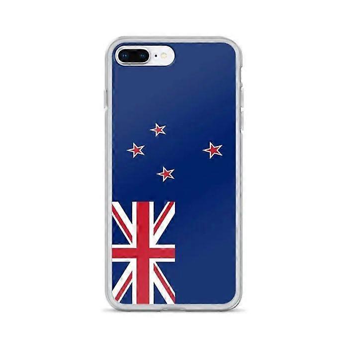 Phone Case – New Zealand Flag – Compatible with iPhone 7 Plus – Soft Case – Durable and Shock-Resistant – Pixelforma