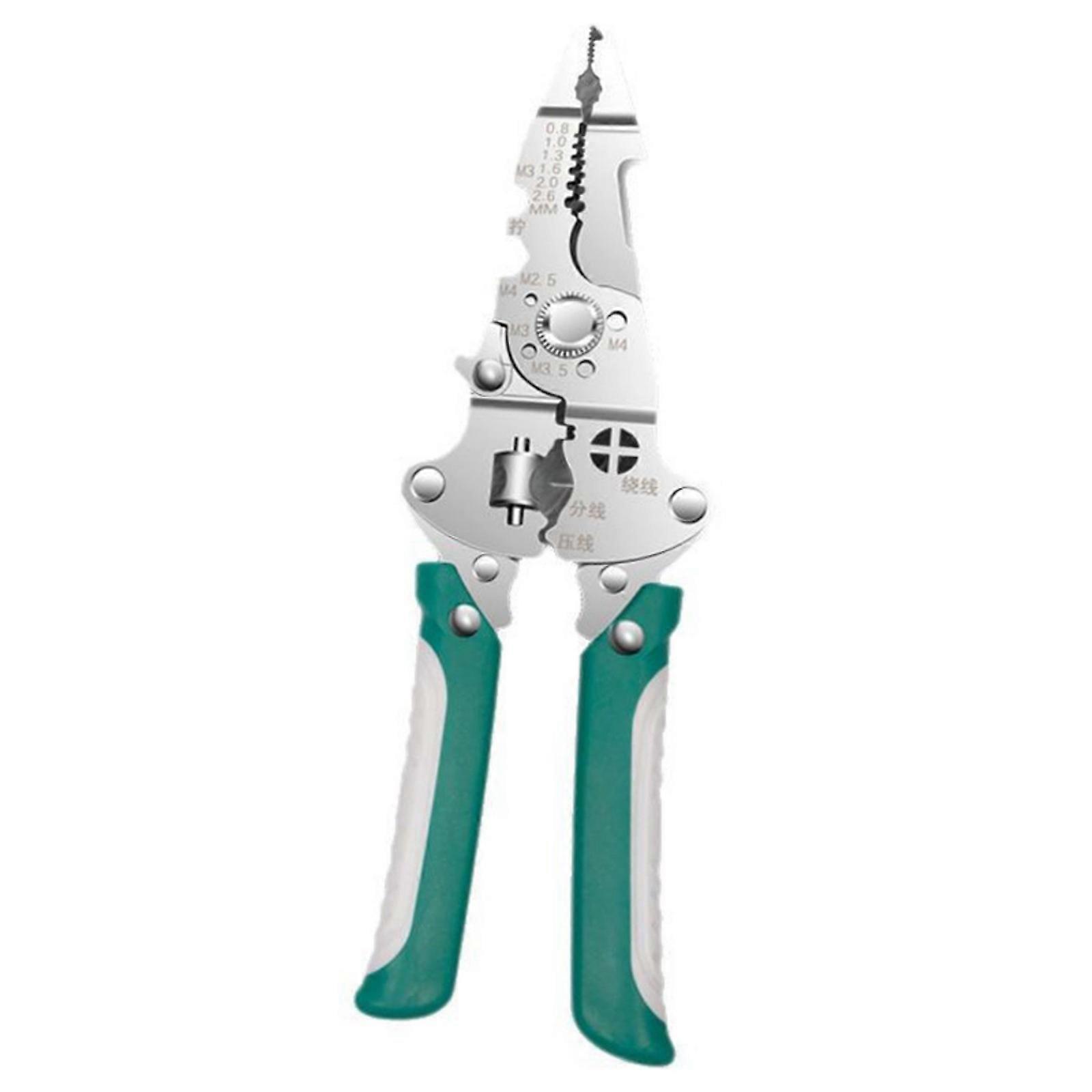 Heavy Dutys Wire Stripping Tool For Networking Cables Power Lines Insulation Peeling And Secure Terminals Connection