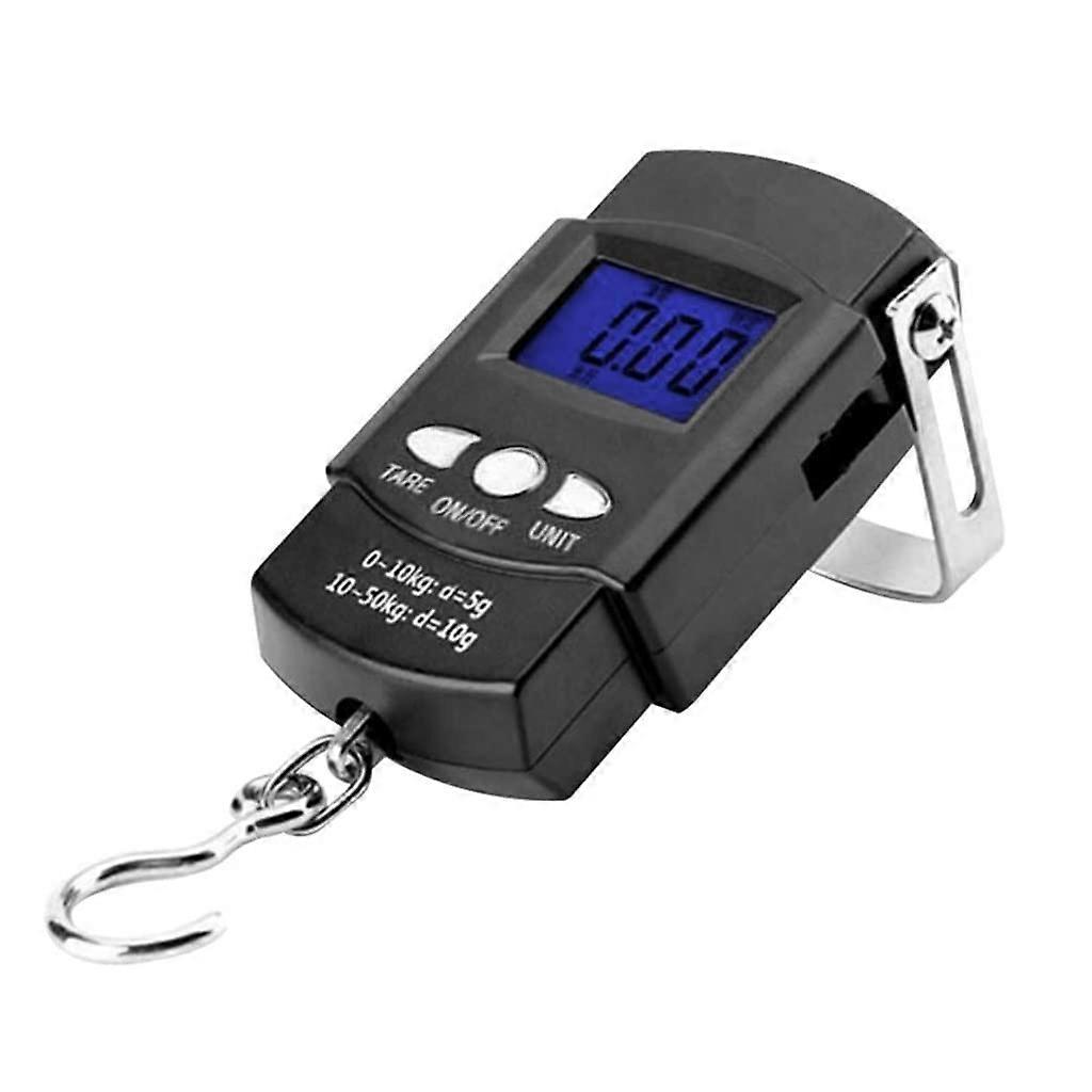 Utility Luggage Scale Mini Digital LCD Scale Portable Hanging Hook for Travel Fishing Weight Measurement Tool