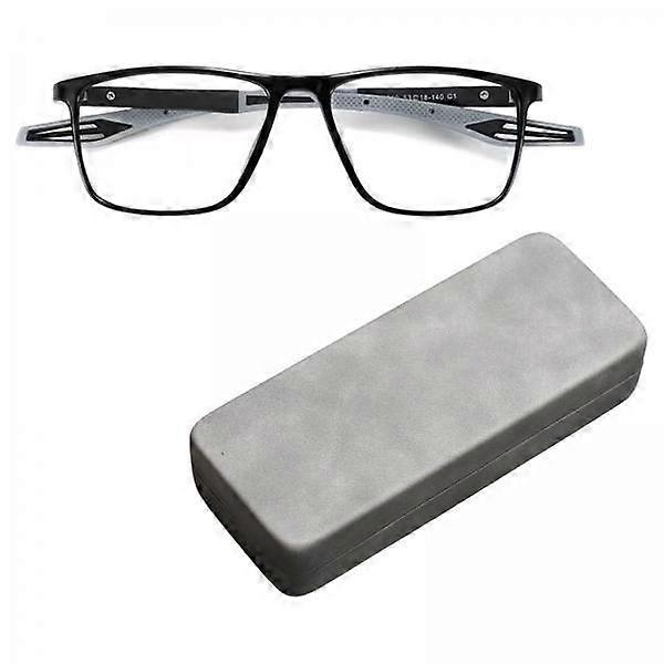 3xSport Lunettes de lecture Lunettes de vue anti-lumière bleue pour femmes hommes Voyage Noir Gris 400 °