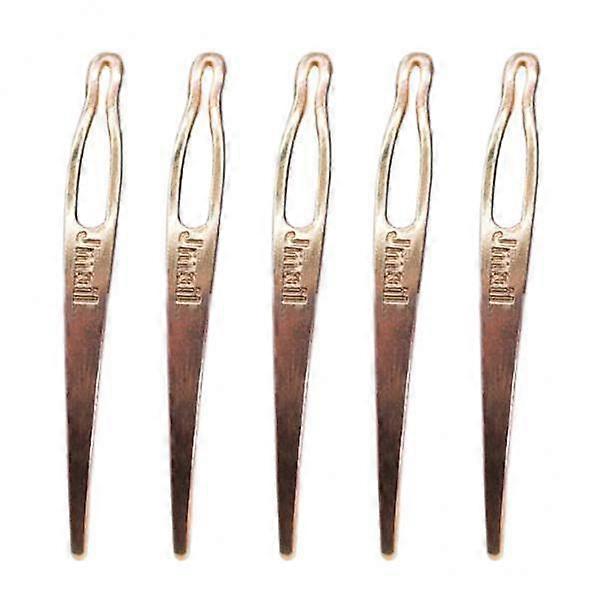 5X Smooth Interlocking Braiding Crochet Hooks Repairing Tools Golden