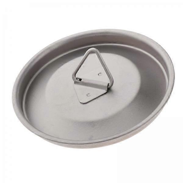 2x Portable Titanium Alloy Camping Cup Cover with Foldable Handle 85mm