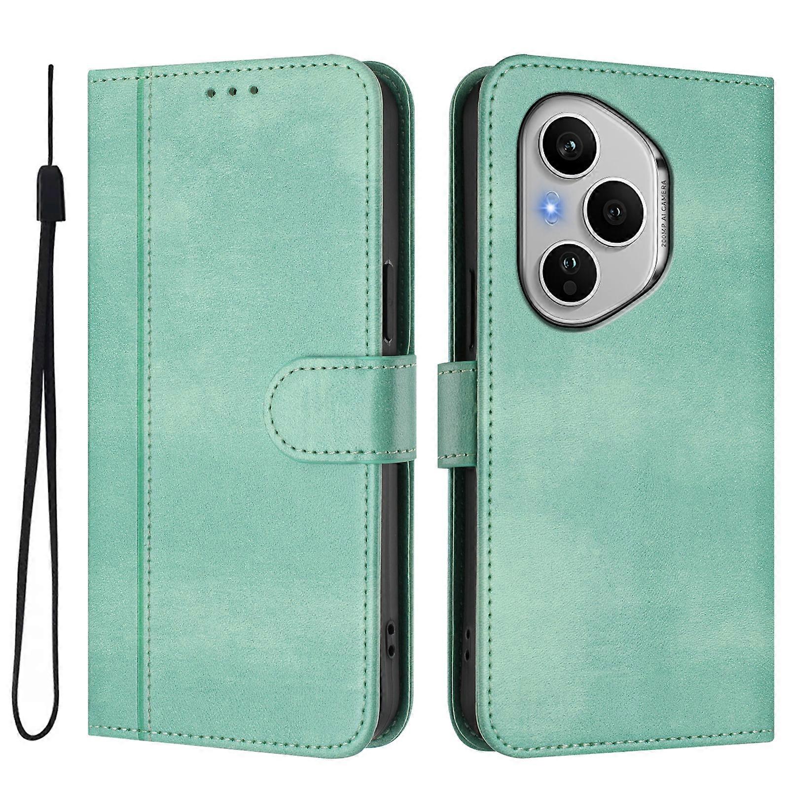 Compatible For Honor 400 Pro 5G (Global) Cases Wallet Stand Retro Texture Leather Phone Cover with Lanyard