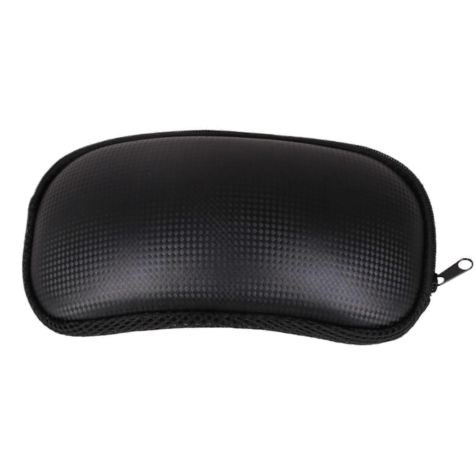 Brillenetui – Ski goggle case, EVA mesh cover – 22 x 12 cm – Black