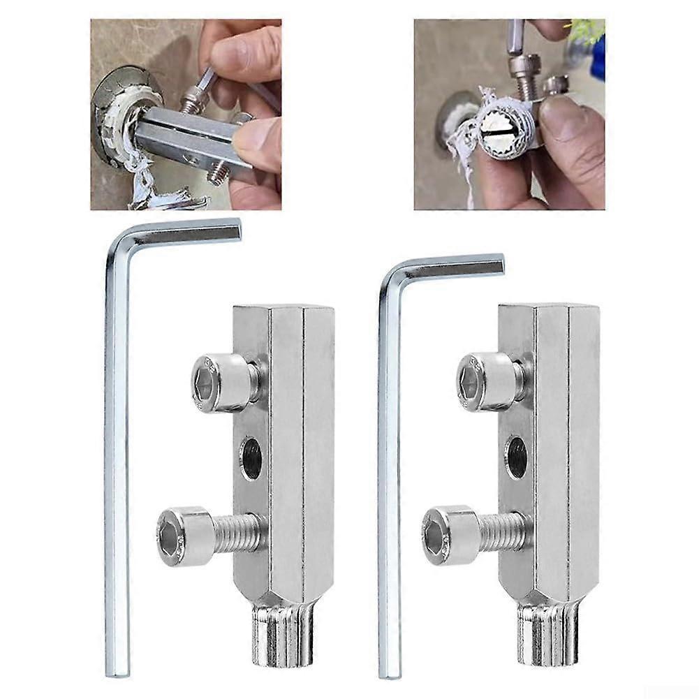 Screwdriver set for damaged screws, for professionals and DIY projects with large diameter (120 mm)