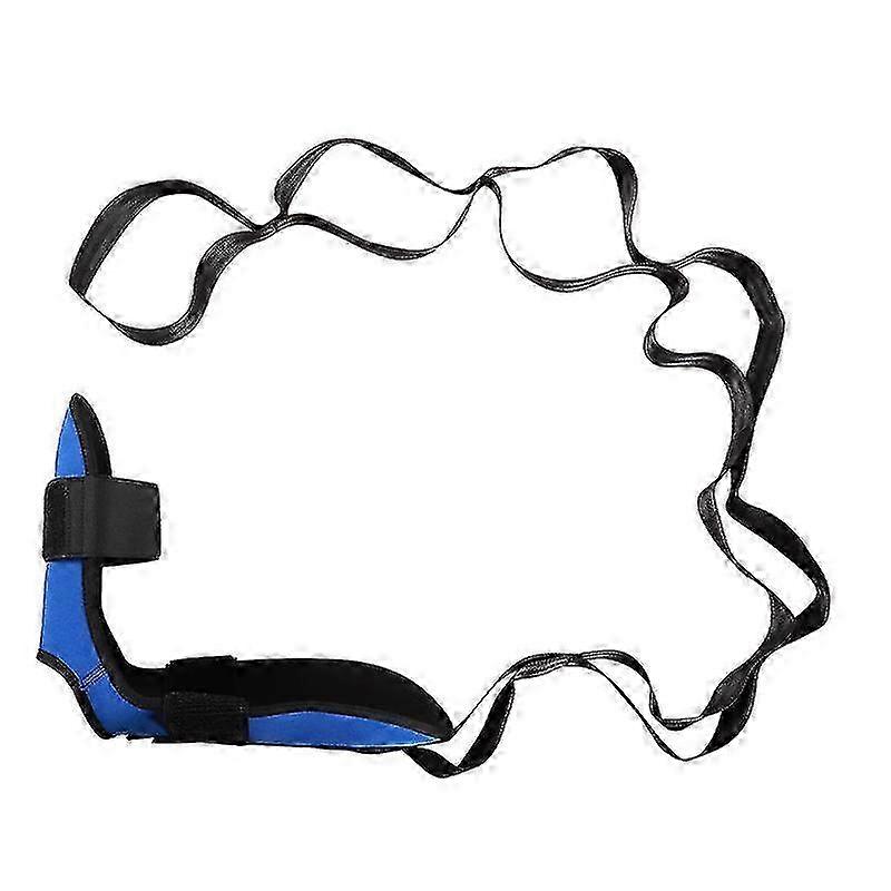 ヨガストレッチベルトエクササイズバンド - ブルー