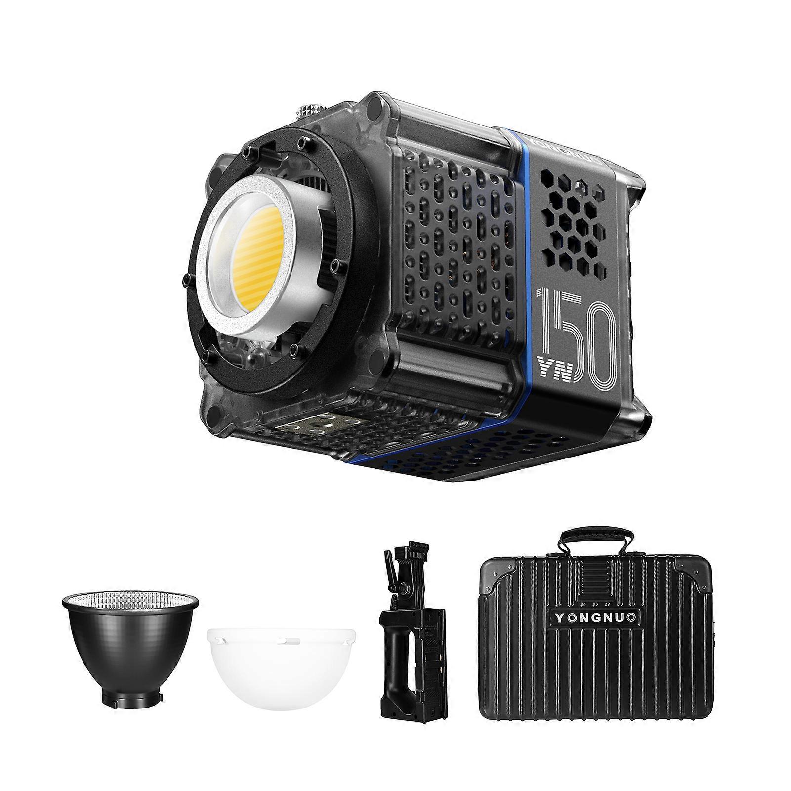 150W Portable COB Studio LED Video Light - Bi-color, 12 Effects, APP Controlled