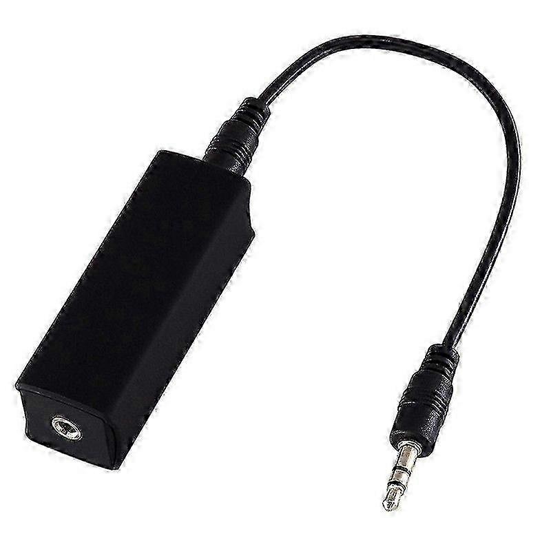 Car Audio Ground Loop Noise Isolator - 3.5mm Anti-Interference Cable
