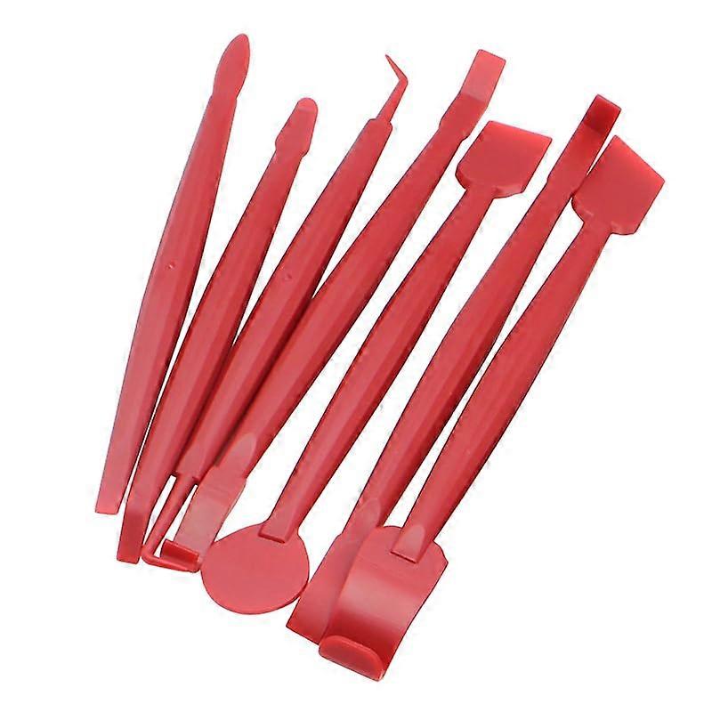 732 Auto-Installation Tools For Vinyl Wrap And Window Tint Film, Vehicle Decals, Squeegee Set, Scraper, Red