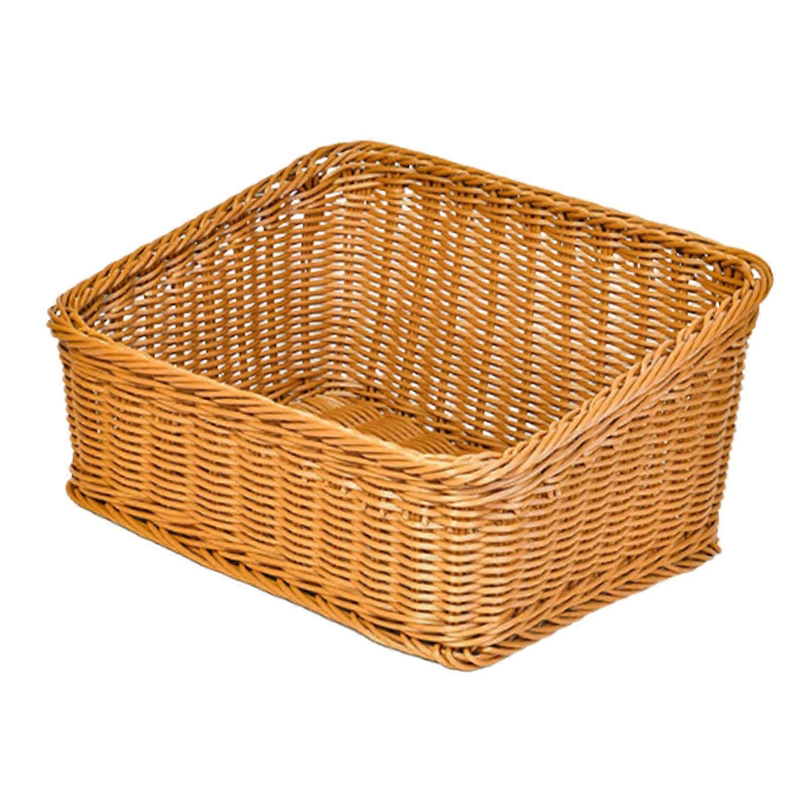 手織りフルーツバスケットパーティー用装飾的な傾斜オープニングスナックパンバスケット