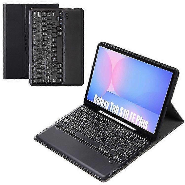Galaxy Tab S10 FE+ Case with Detachable Bluetooth Keyboard & Pen Holder for X620/X626B