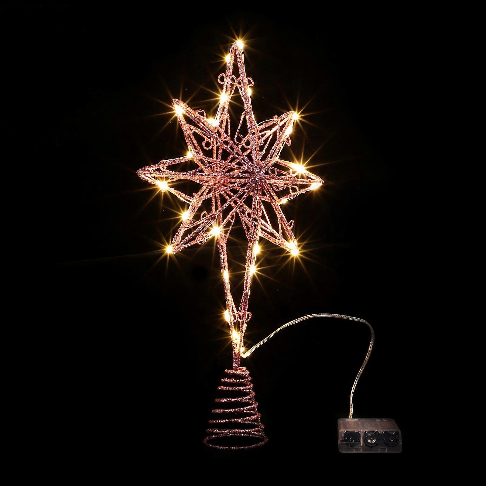 Christmas Tree Toppers Luminous Effect Tree Topper Led Modern Tree Topper 30x25x5 5cm 1Set