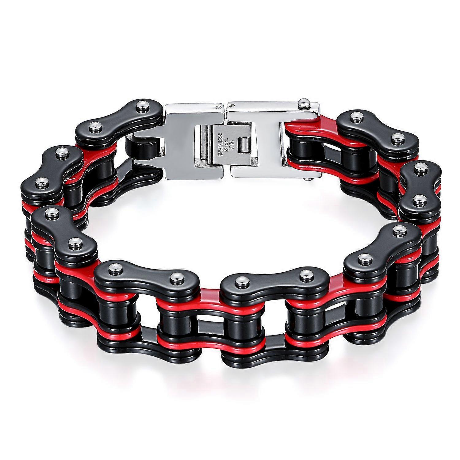 Jewellery Men's Biker Chain Bracelet Heavy High Gloss Stainless Steel 5 Models