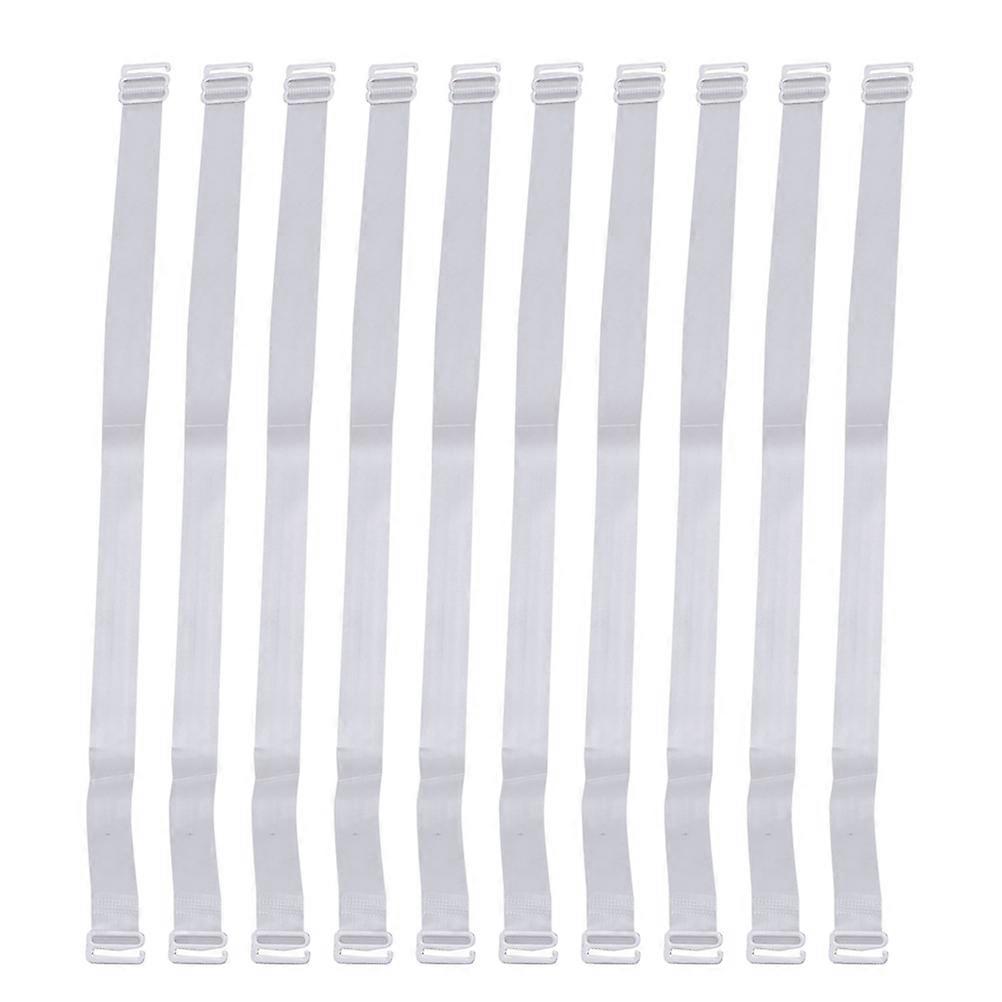 Adjustable Replace Clear Straps Invisible Design Breathable TPU Bra Accessories for Women 10Pcs