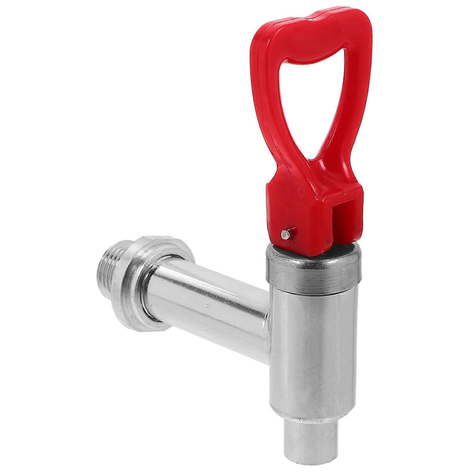 Beverage Dispenser Replacement Spout Stainless Steel Water Dispenser Tap Lever Handle For Commercial Use 1Pack