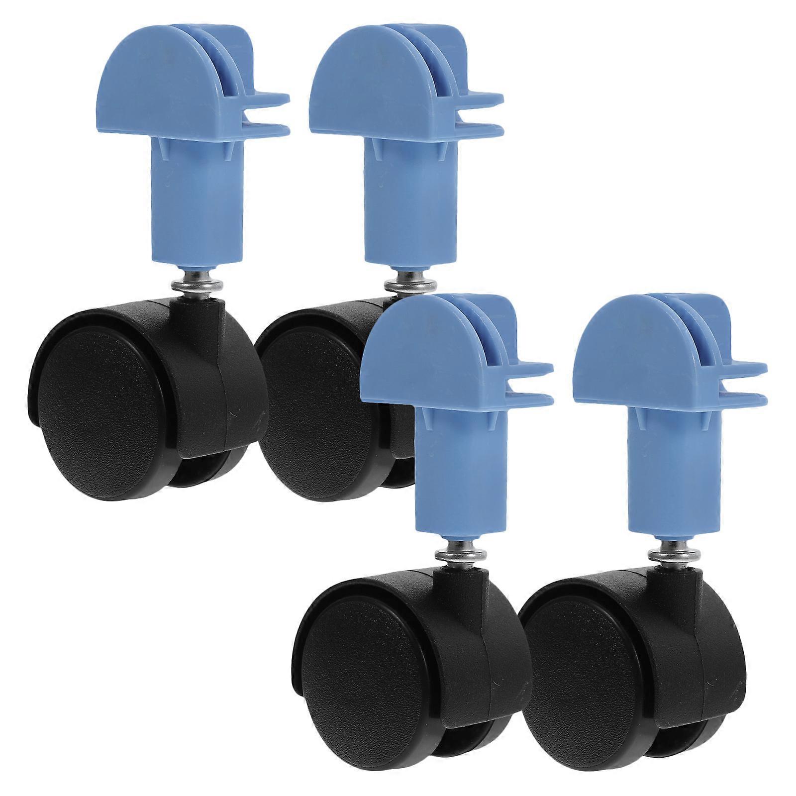 Cart Wheels Replacement Wheels Pet Cage Crates ABS Material 4Pcs
