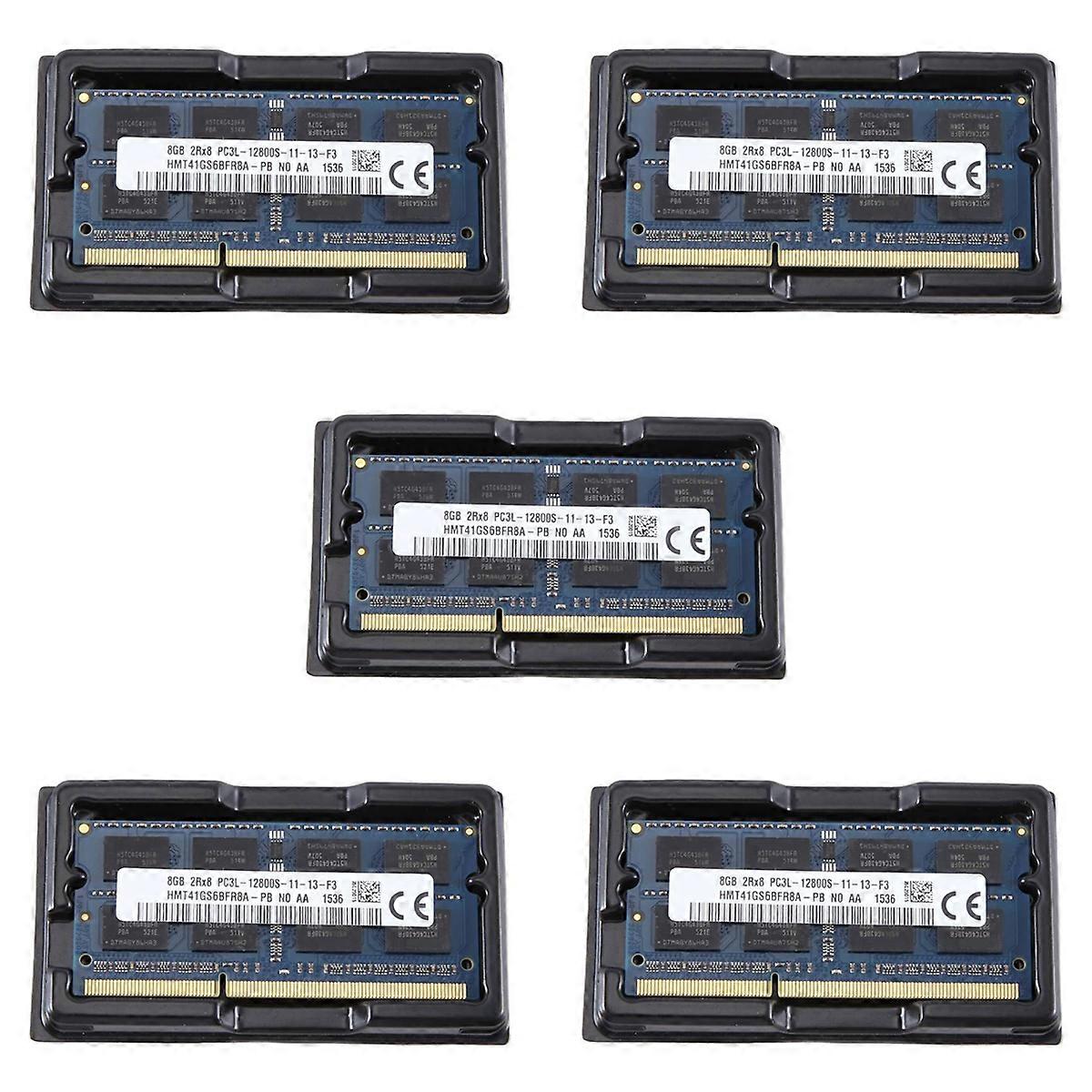 5X for SK 8GB DDR3 Laptop Ram Memory 2RX8 1600Mhz PC3-12800 204 Pins 1.35V SODIMM for Laptop Memory