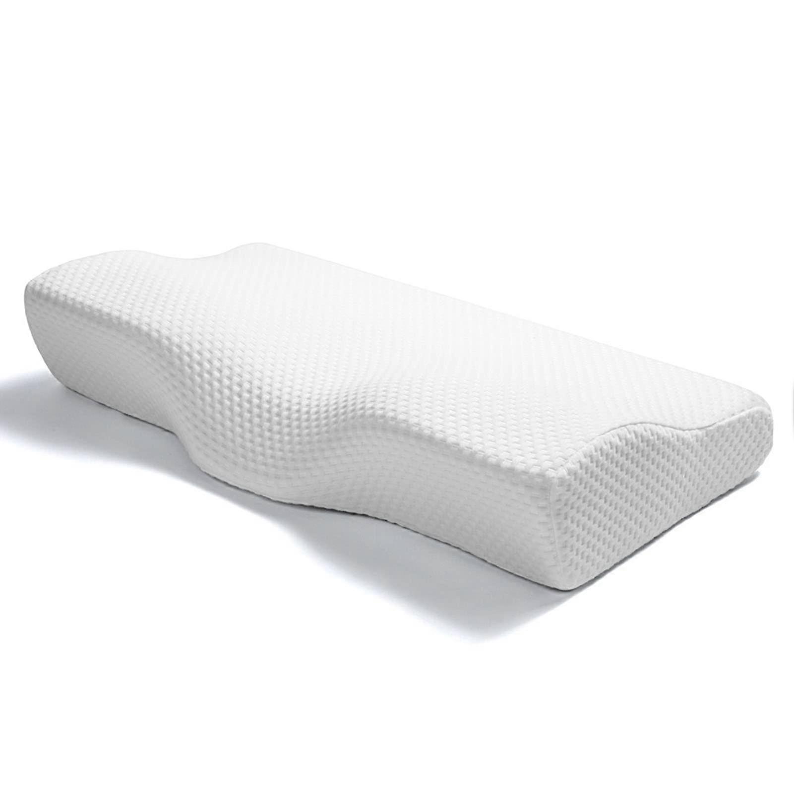 Anti-Snoring Pillow for Side Sleepers, Ergonomic Memory Foam Butterfly Design, Orthopaedic Support for Back Sleepers, Sleep Correction