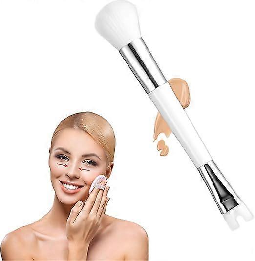 U-shaped Nose Contour Brush 2-in-1 Makeup Brushes for Nose Contouring, Innovative and Unique Dual-Ended Brush Tool