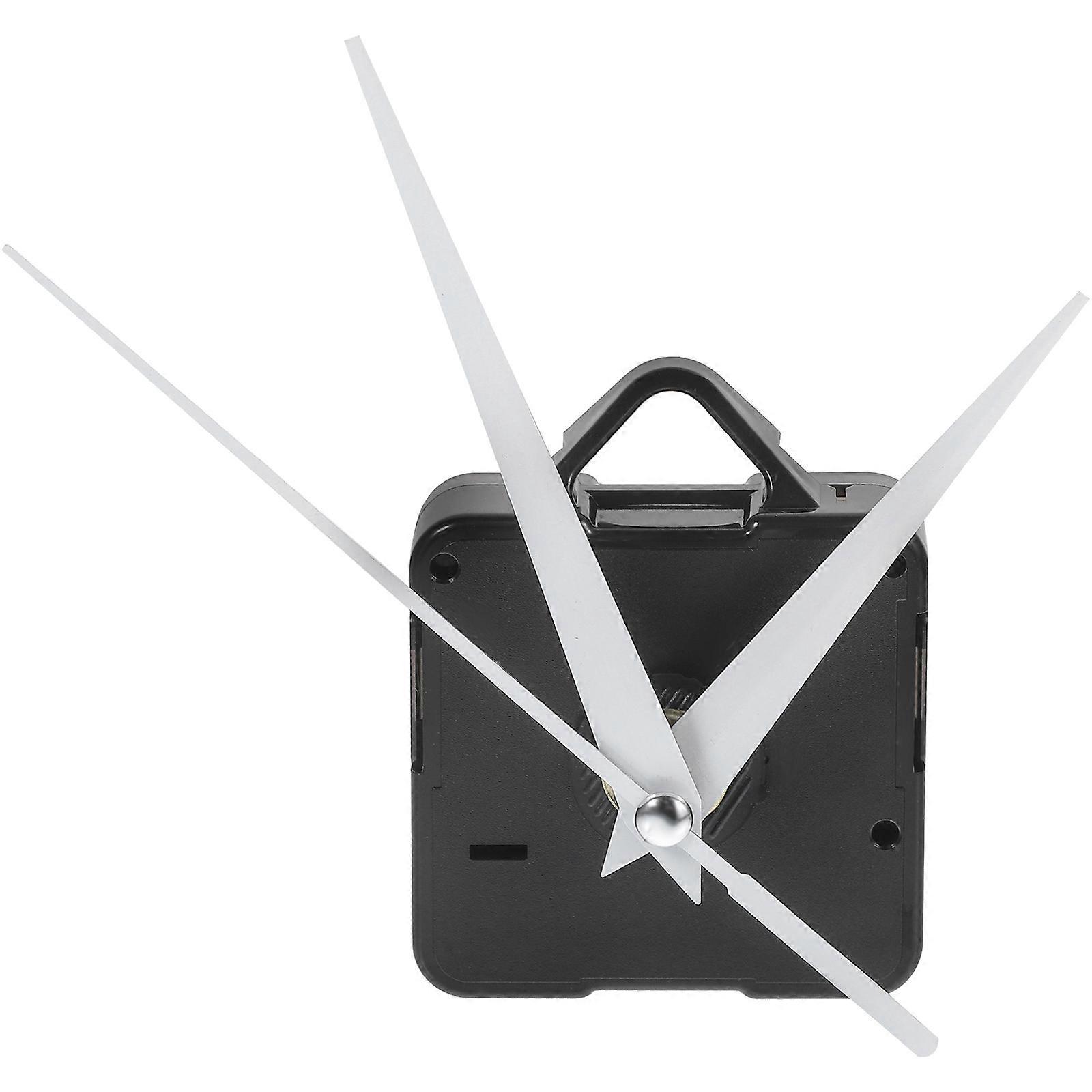 Clock Movement Parts Wall Clocks Hotel Use Precise Timekeeping White 1Set