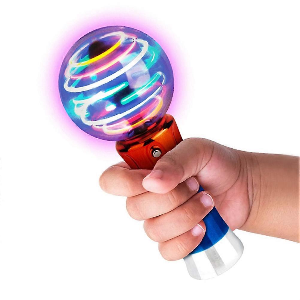 Light Up Ball Toy Flashing LED Wand Rotating Toy Funny Birthday Gift for Kids