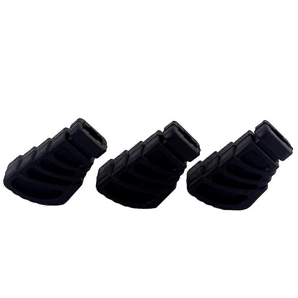 3Pcs Drum Kit Accessories Snare Stand Rubber Pads Tripod Mat Replacements Drum Stool Leg Covers
