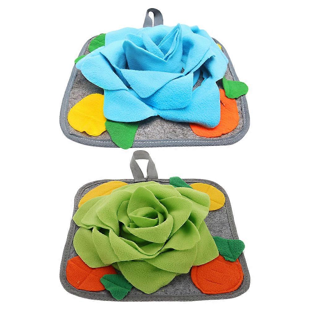 Foraging Rabbit Foraging Mat Pet Snuffle Mat Small Animals Training Sessions Washable Design 2Pack