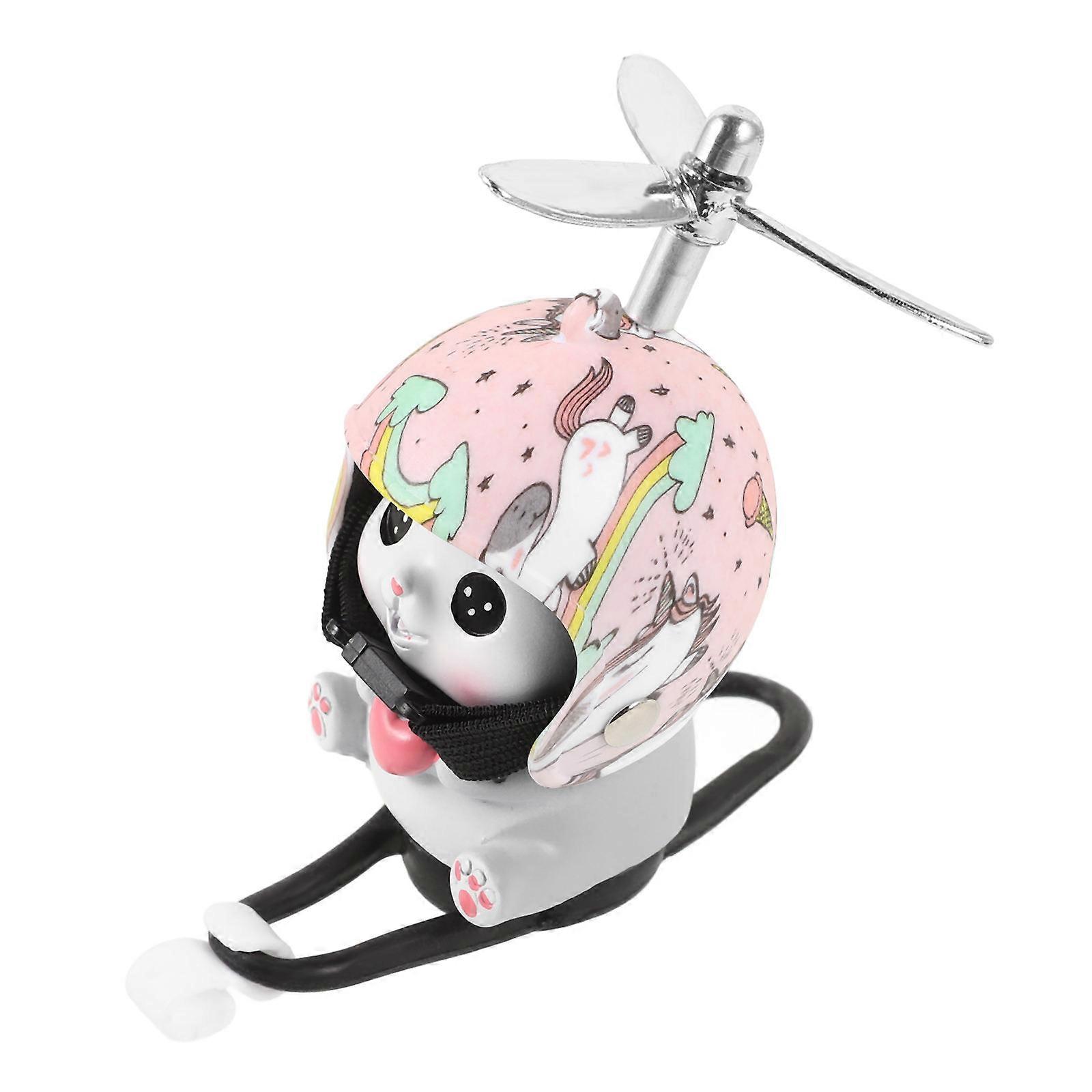 Whimsical Propeller Bicycle Accessory for Adults – Fun Handlebar Decoration with Strap, Durable Bike Decor for Various Models