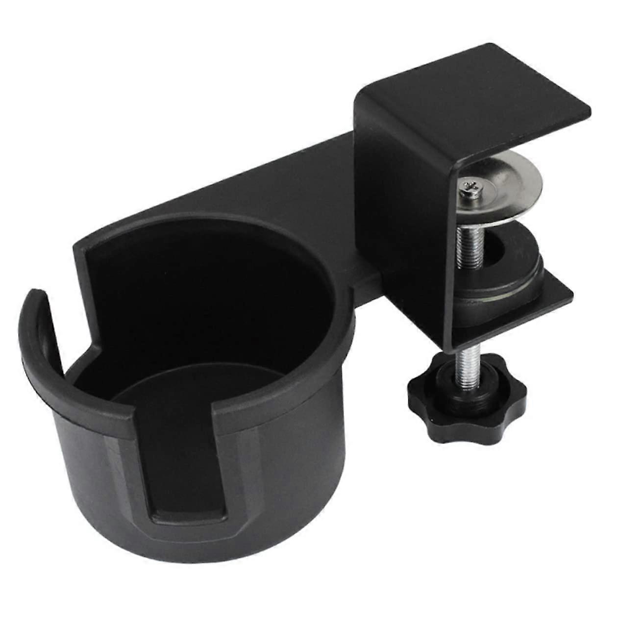 Desktop Drink Holder Adjustable Clip for Water Bottles and Mugs, No Drilling Required, Easy Installation for Home Office