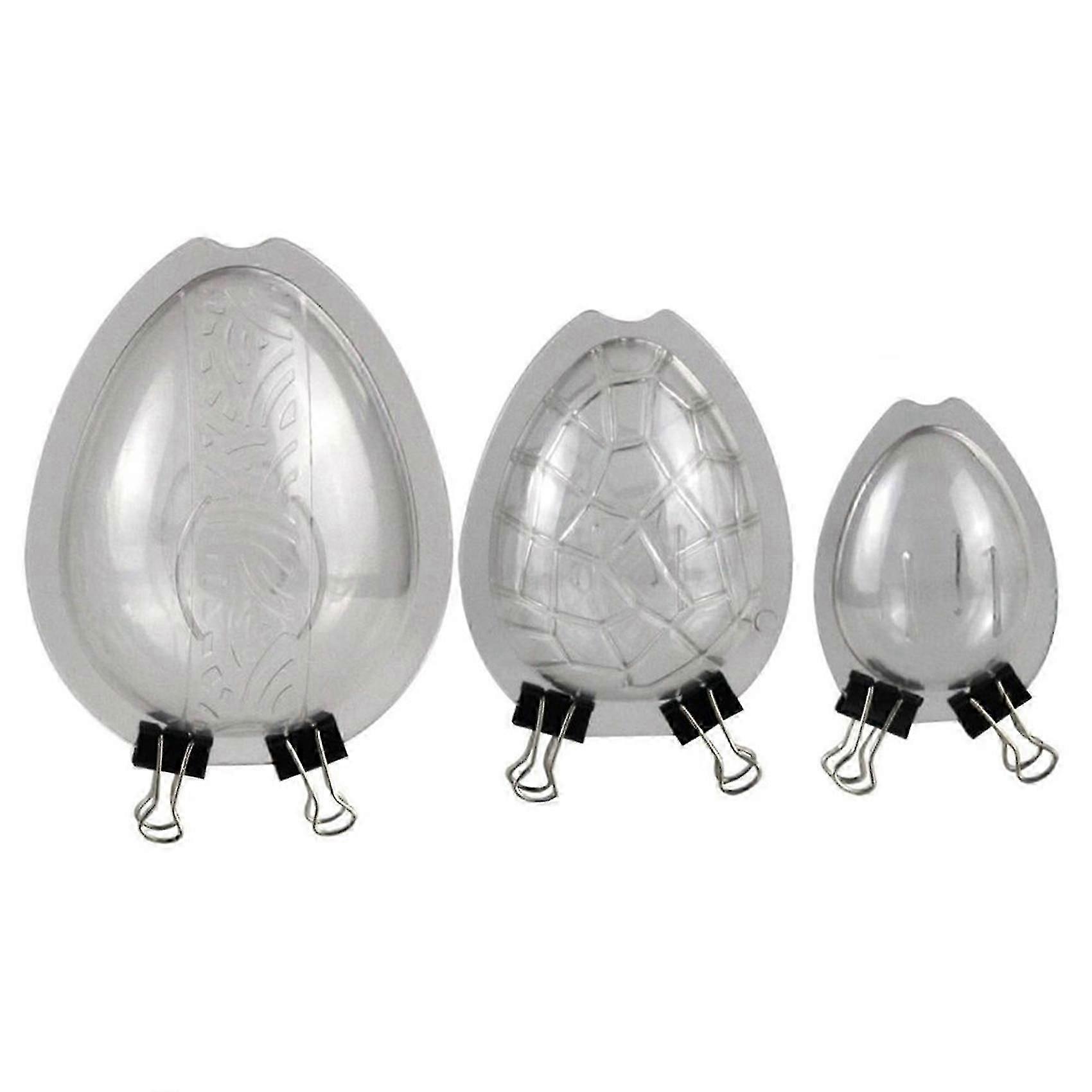 6 Pcs Diy Chocolate Mold 3d Easter Eggs Mold Baking Candy Mould Cake Decorating Kitchen Baking Past