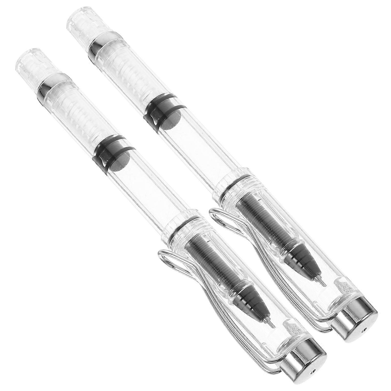 Fillable Paint Pen Piston Filling Mechanism For School Work 2Pack
