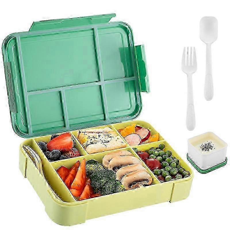 Insulated Lunch Box, Adjustable Compartments for Meal Separation, Microwave Safe, Dishwasher Safe, Removable Tray for Easy Cleaning, Leak-proof