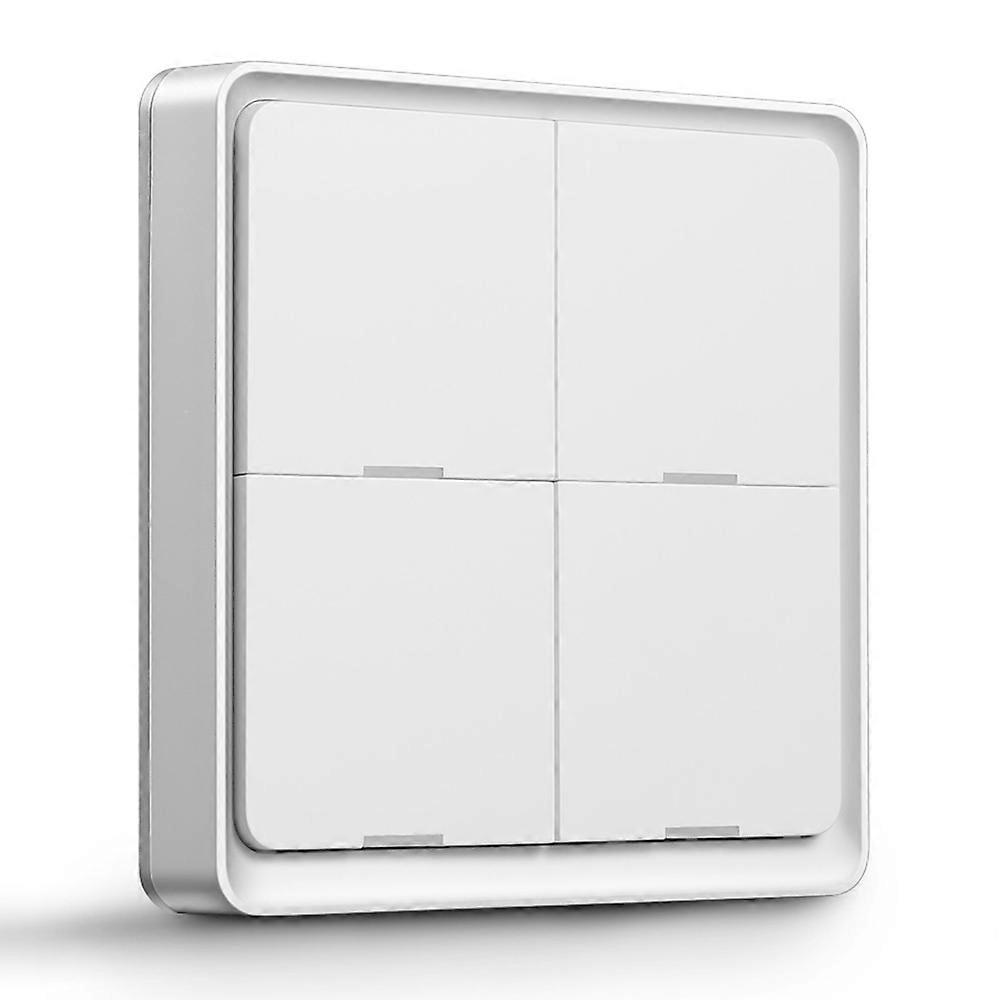 SC04 4-Gang Scene Switch Wireless Zigbee Smart Remote Control Programmable Switch Panel