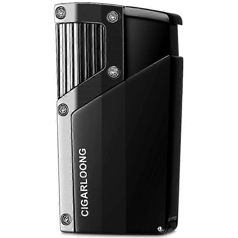 Cigarloong Cigar Lighter Windproof Direct Blow Portable Titanium Metal Lighter Fashionable Gift Box Packaging