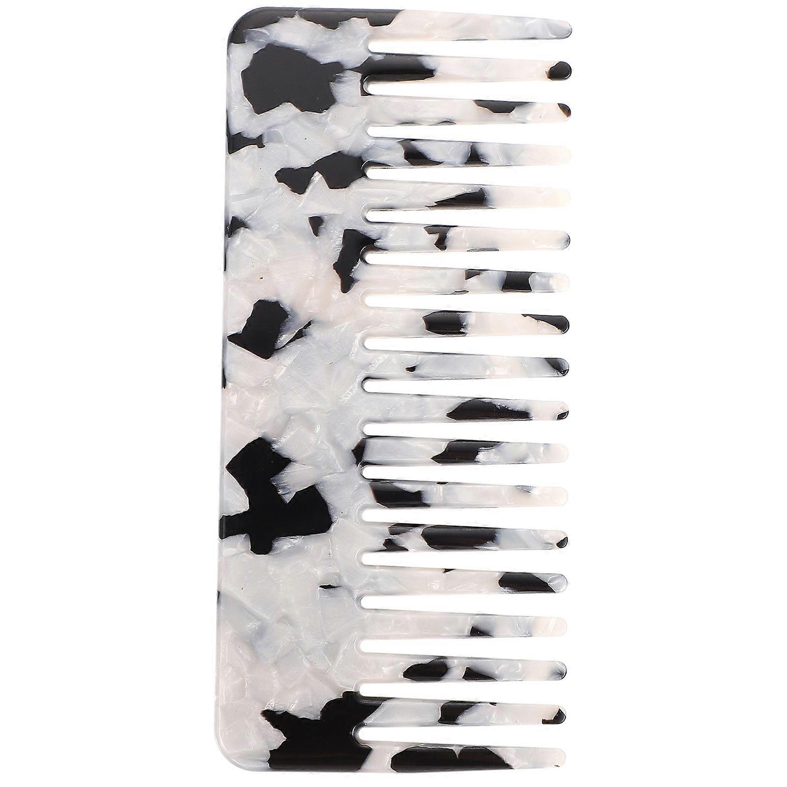 Non-Static Acetate Hair Comb No Handle Comb Wide Tooth Comb Teasing Combs For Women Hairdressing Comb Shower Comb Pointed Tail Comb Acetate Comb