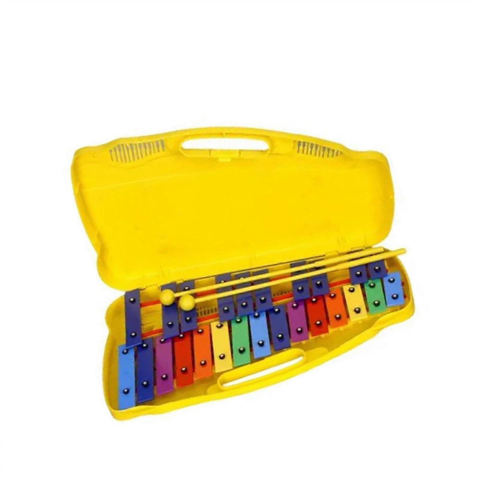 25 Notes Colourful Chromatic Xylophone with Metal Keys Musical Instruments