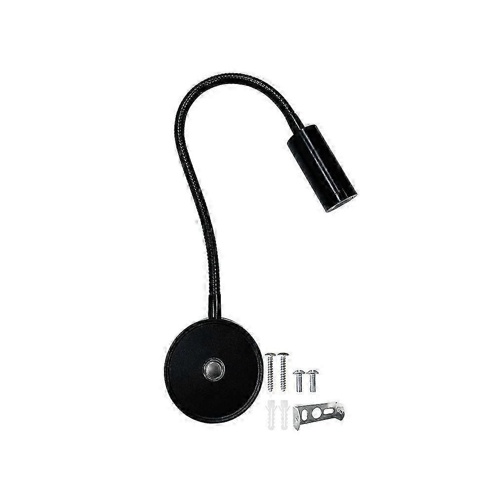 12-24V LED Spotlight Flexible Gooseneck 3 Color Dimmable RV Interior Lighting for Camper, Van, Boat