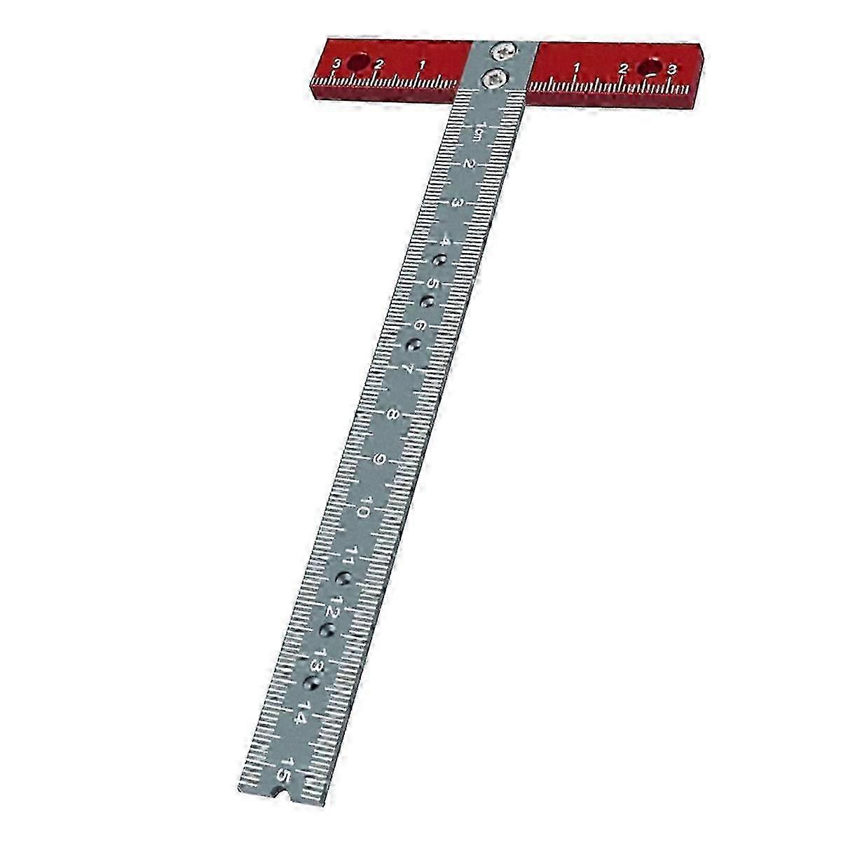 Aluminium Alloy Woodworking Square Ruler Crafting and Drafting Tool with Scale