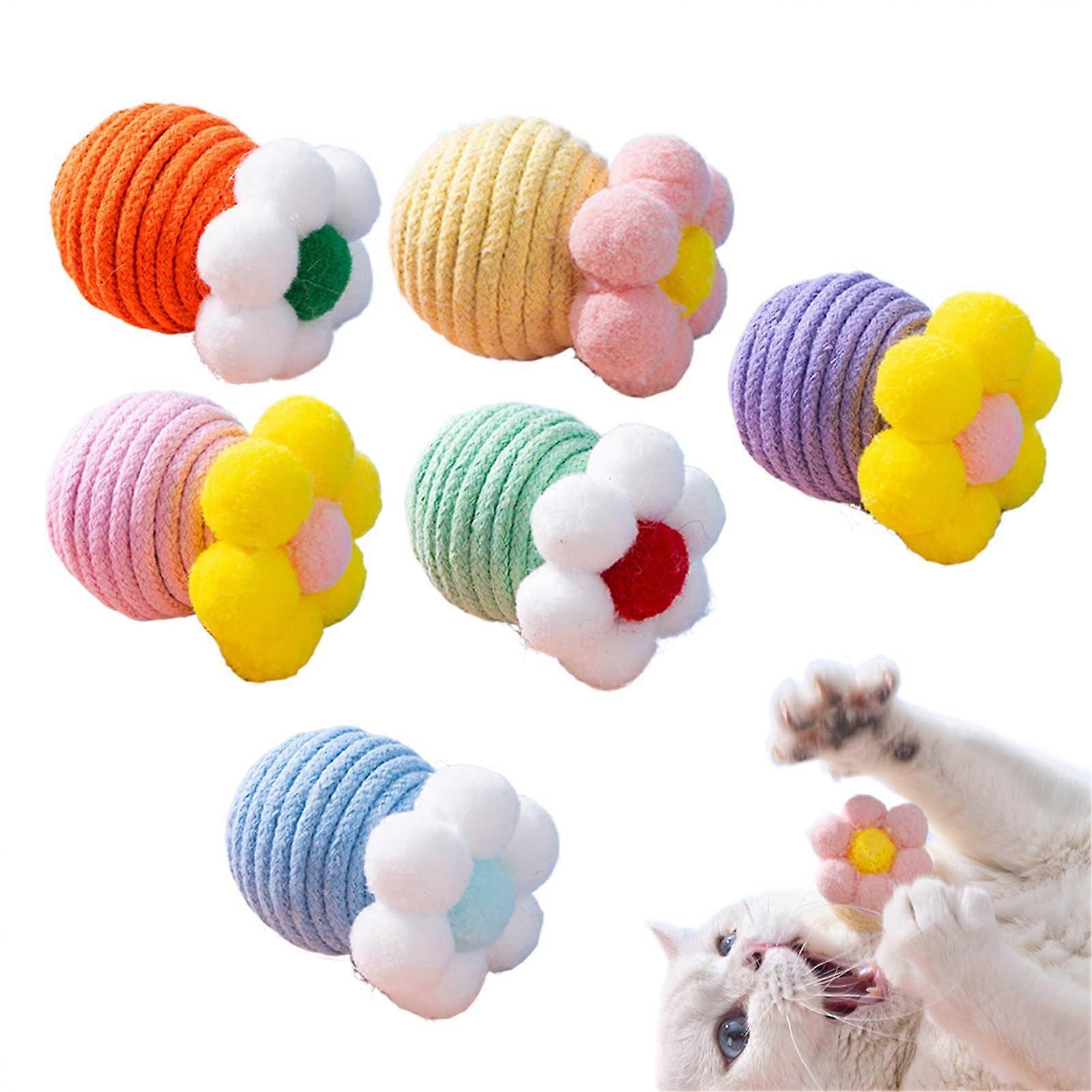 Cat toy ball, interactive hunting, chewing, and biting ring for small breeds