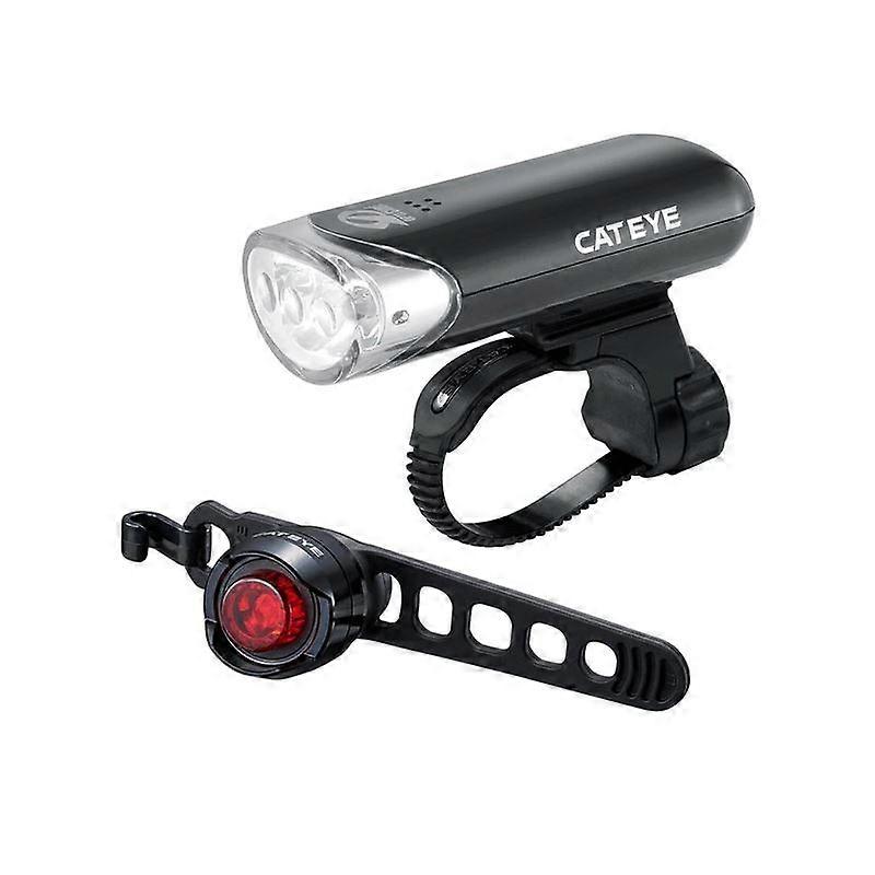 Cateye Cycling EL135 & Orb Front And Rear Bike Light Set