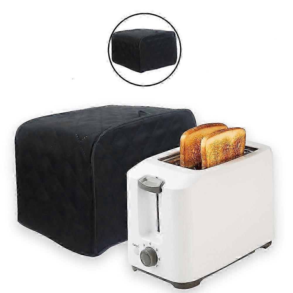 Toaster Lid for Small Kitchen Appliances - Keeps Toaster Dust-Free and Fingerprint Free 30*20*20CM (Black)