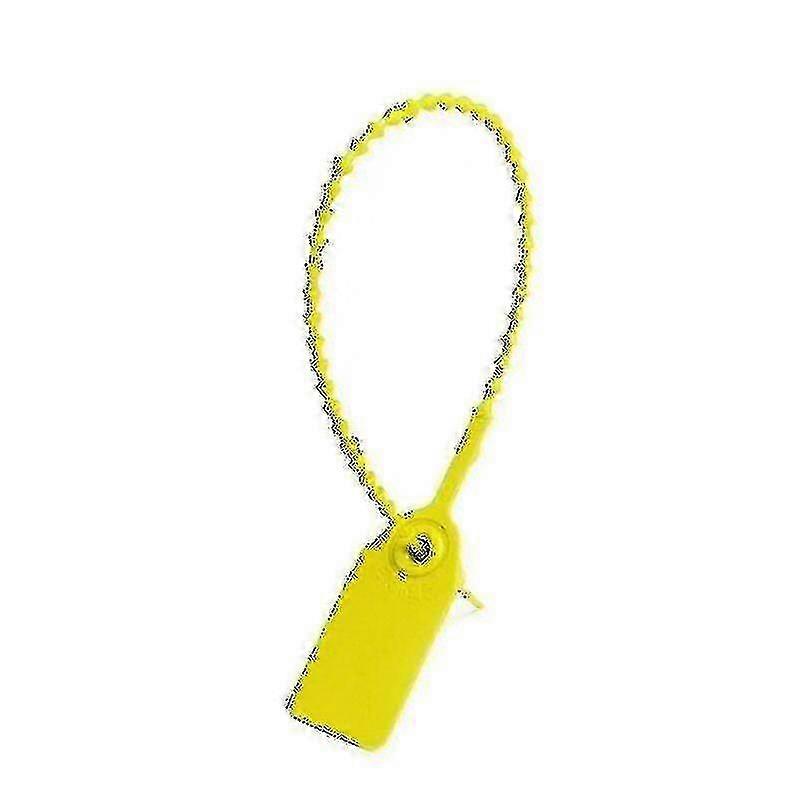 100pcs Pull Tight S Tamper Tags -loc Safety Numbered Zip Ties
